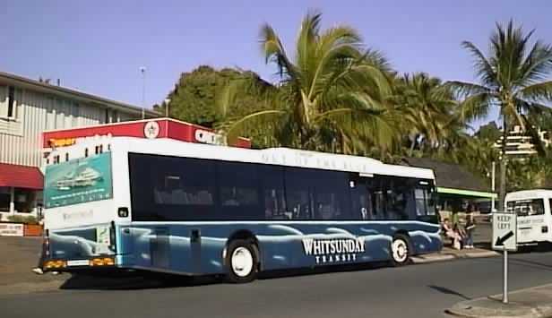 Whitsunday Transit Mercedes O405NH Bustech rear view